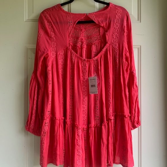 Free People Sweetest Dream Kiss Kiss Tunic Size S - Picture 6 of 12
